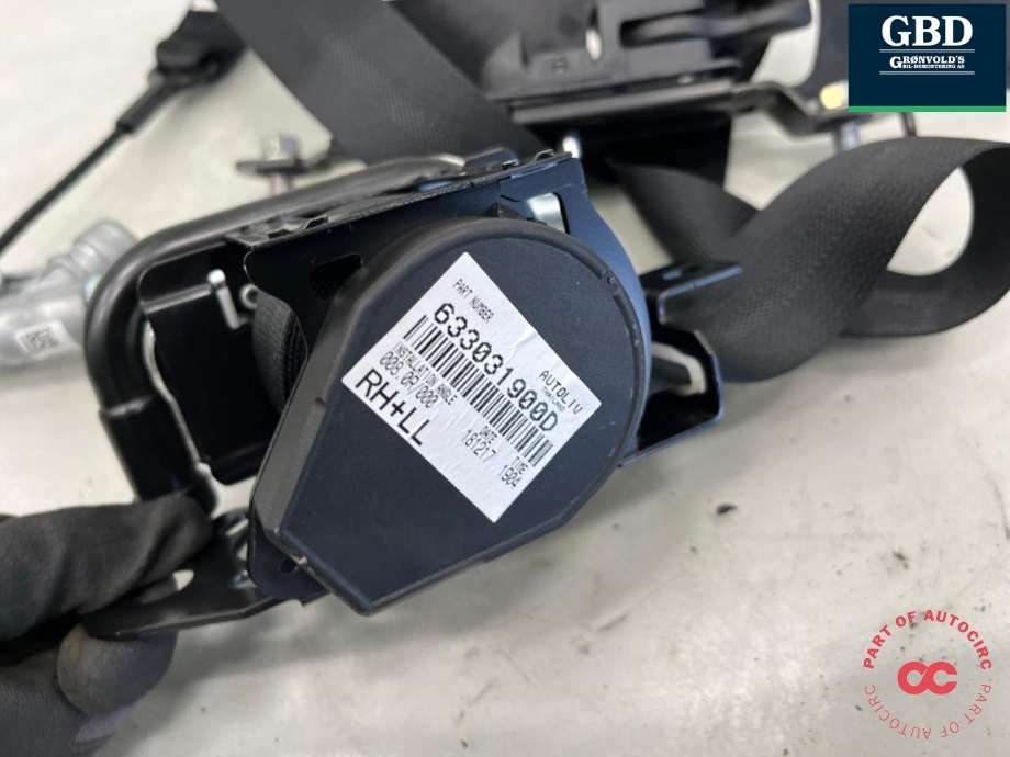 Sikkerhetsbelte foran høyre til Mitsubishi Eclipse Cross 2018-->> (7000F938XA|)