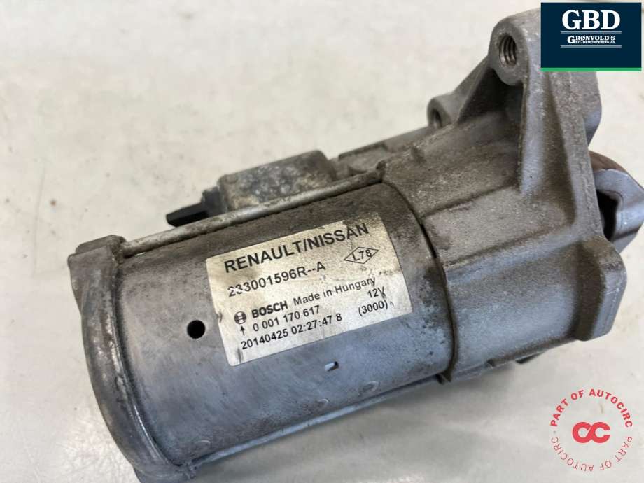 Starter diesel til Nissan Qashqai 2014-2021 (Type II) (2330000Q2K|)