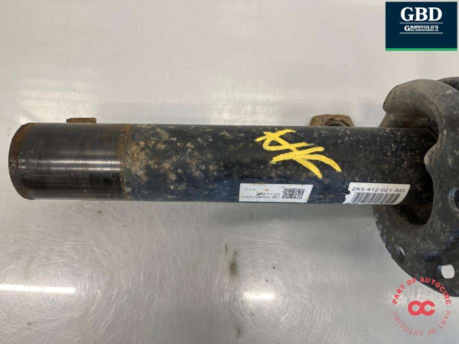 Fjærbein høyre foran til VW Caddy 2015-2020 (Type III, Fase 3)  (2K5 413 031 D|2K5 413 031|)