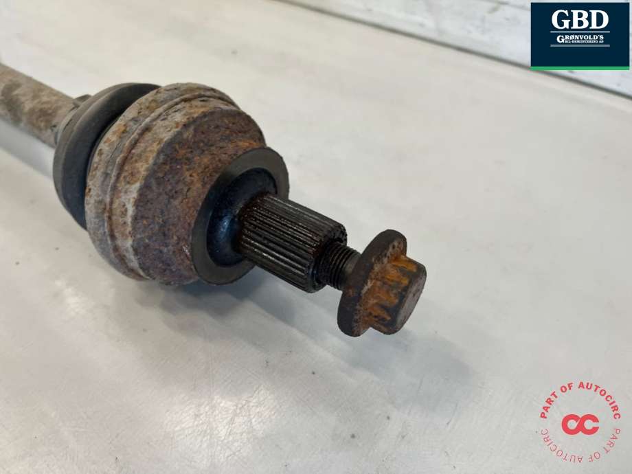 Drivaksel venstre bak, diesel/automat til VW Tiguan 2007-2011 (Type I, Fase 1)  (1K0 501 203 F|1K0 501 203 FX|)