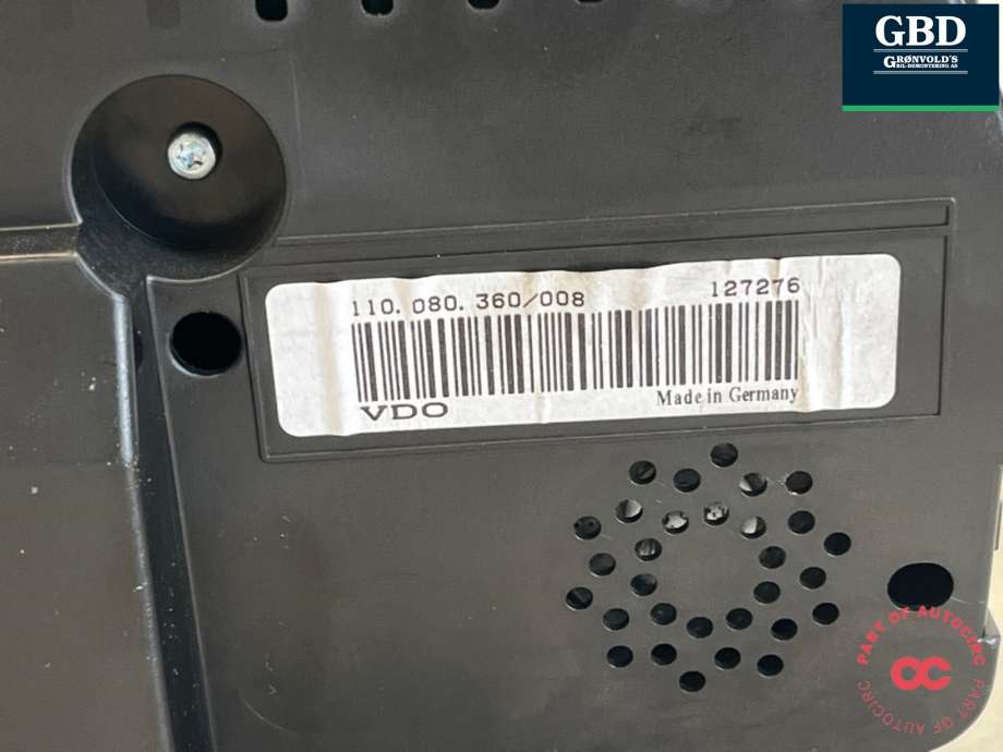 Instrumentpanel til VW Tiguan 2007-2011 (Type I, Fase 1)  (5N0 920 870 DX|5N0 920 870 DX Z02|5N0 920 870 D  Z02)