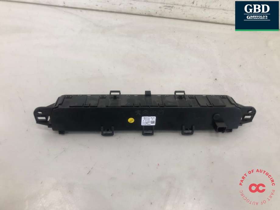 Varmeapparat betjening til Citroën Jumpy 2016-->> (Type III) (98 340 409 ZD|98 075 413 ZD|)