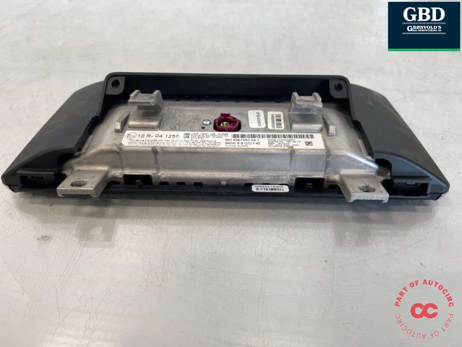 Bilstereo navigasjon skjerm til BMW 2-Serie, Active/Gran Tourer 2014-->> (F45/F46) (F45/F46) (65 50 9 387 450|10R 041255|15-25203Z)
