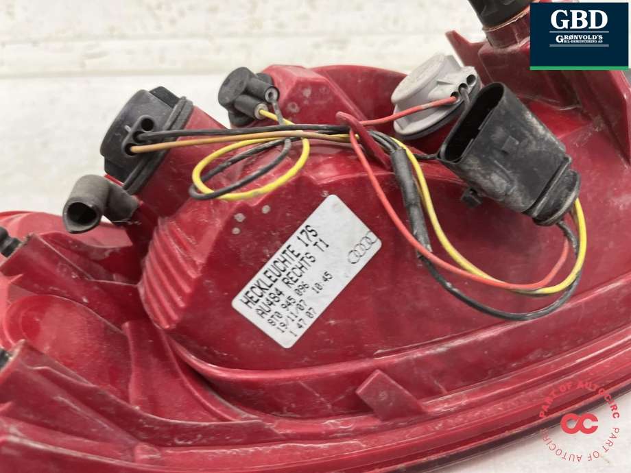 Baklykt høyre ytre til Audi A5 2007-2016 (Type I) (8T0 945 096|)