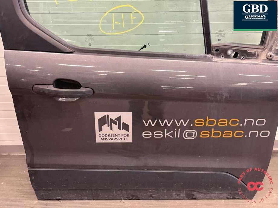Dør høyre foran til Ford Transit Connect 2018-->> Type II, Fase 2  (2707400|PKT1B-V20124-BE|)