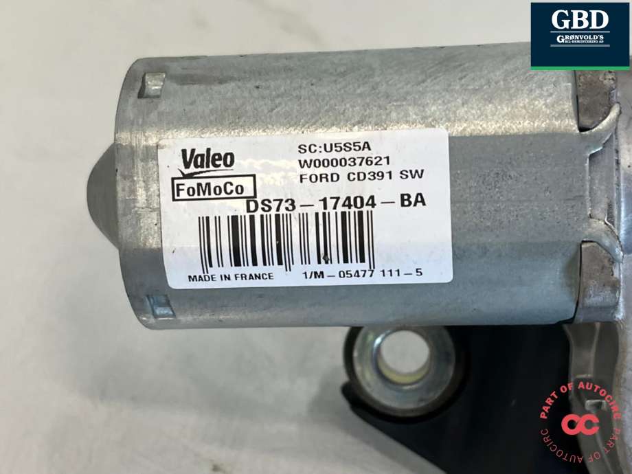 Viskermotor bakrute til Ford Mondeo 2014-2019 (Type V, Fase 1) (2639143|DS73-17404-BB|)