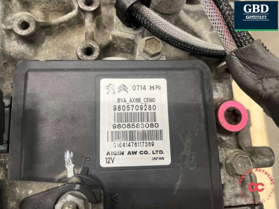 Girkasse automat til Citroën C4, Picasso 2013-2018 (Type II) (98 085 830 80|98 103 757 80|)