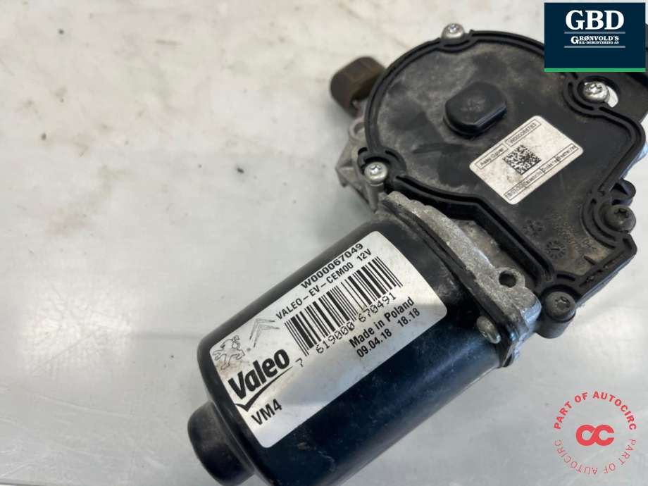 Viskermotor frontrute til Toyota Proace 2016-->> (Type II)  (SU001A4155|)