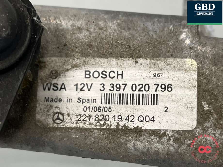 Viskeroverføring til Mercedes S-Klasse 2005-2013 (W221) (W221) (221 820 19 42|3 397 020 796|)