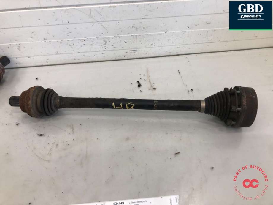 Drivaksel høyre bak, diesel/manuell til Škoda Octavia 2009-2013 (Type II, Fase 2) (1K0 501 204 F|1K0 501 204 D|1K0 501 204 DX)