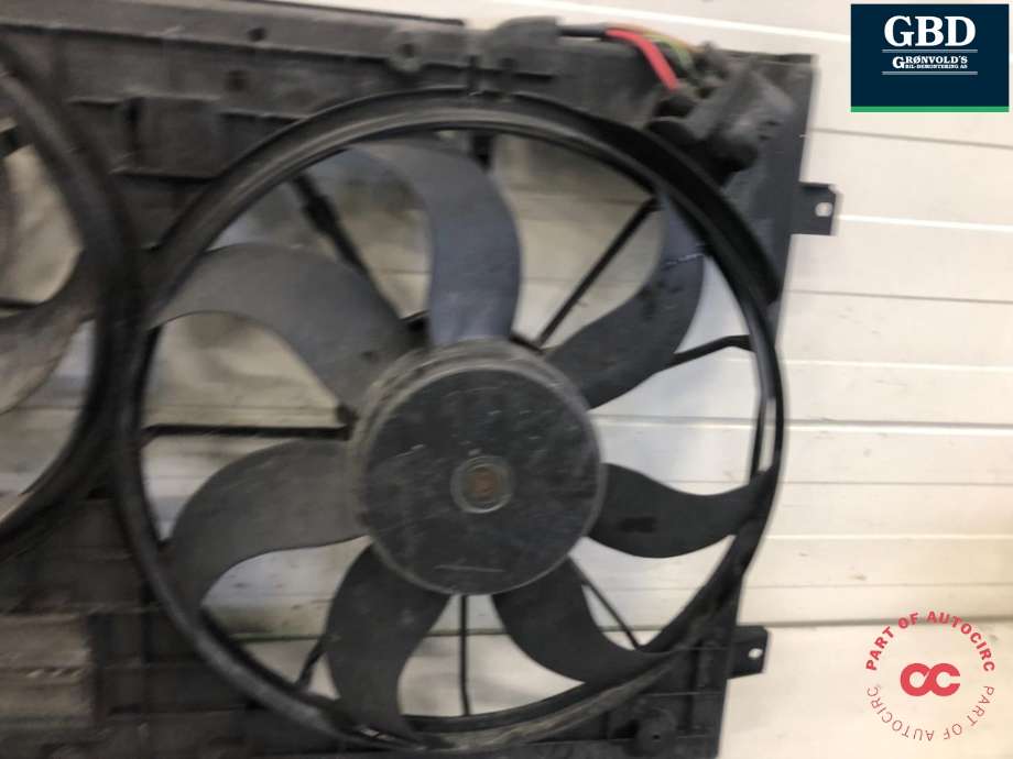 Kjølevifte elektrisk til Škoda Octavia 2009-2013 (Type II, Fase 2) (1K0 959 455 FR | 1K0 959 455 FE|1K0 959 455 ET |1K0 959 455 CR|1K0 959 455 DT | 1K0 959 455 ET)