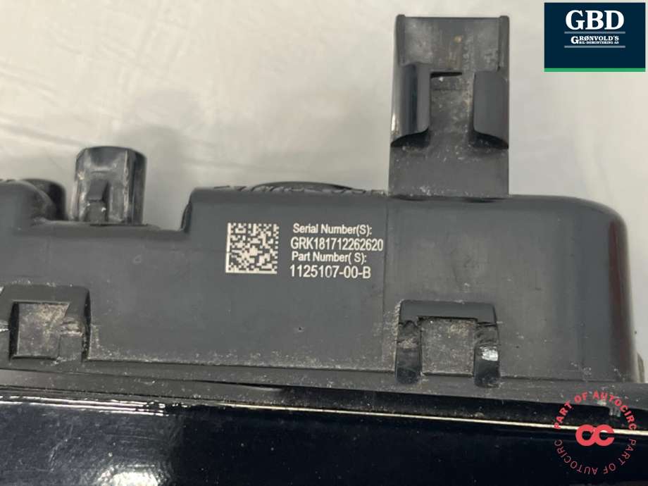 Kamera til Tesla Model S 2016-2021 (Fase 2)  (1125107-00-B|)