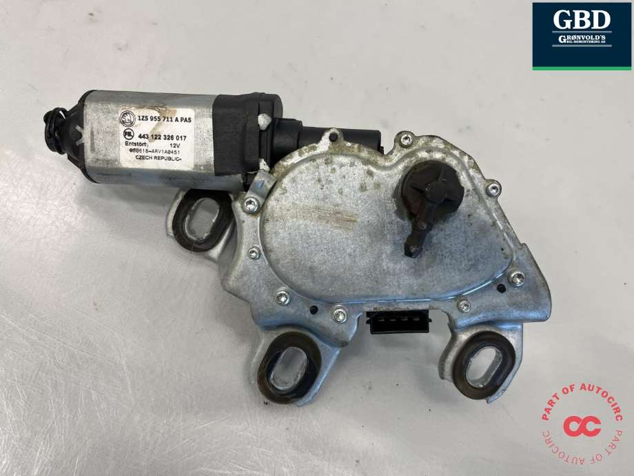 Viskermotor bakrute til Škoda Octavia 2005-2008 (Type II, Fase 1) (1Z5 955 711 C|1Z5 955 711 A|)