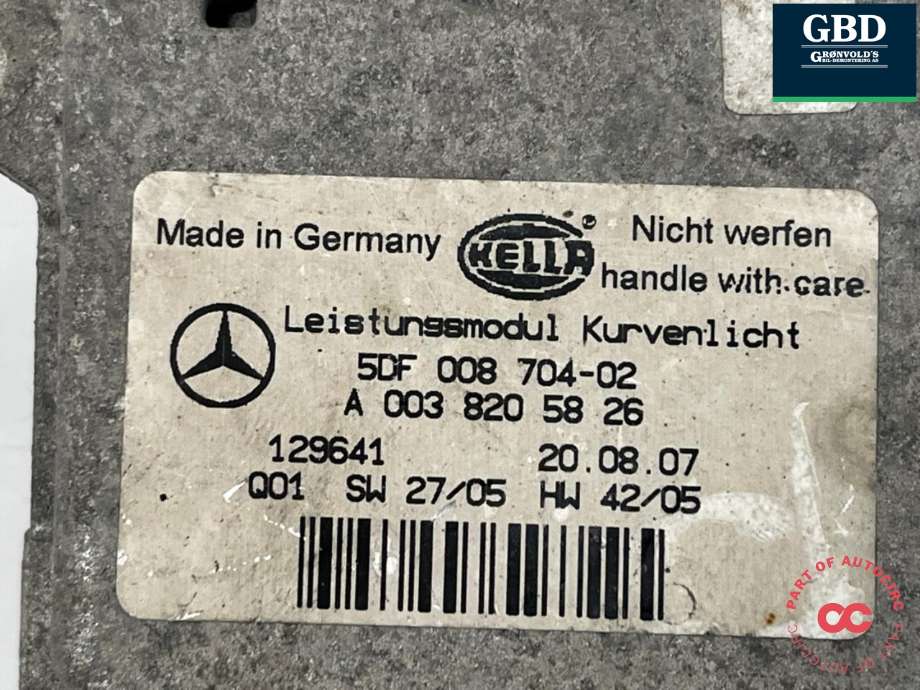 Styreenhet xenon/ballast til Mercedes R-Klasse 2006-2013 (W251) (W251) (A 002 820 23 26|5DF 008 704 02|)