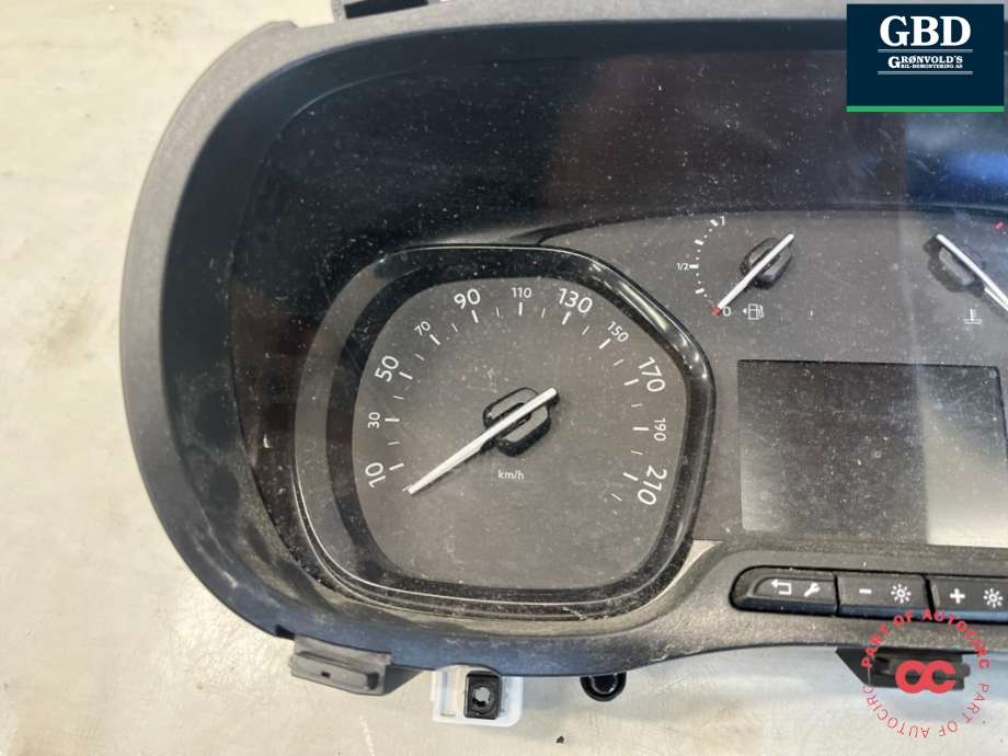 Instrumentpanel til Peugeot Expert 2016-->> (Type III)  (98 374 730 80|98 311 687 80|)