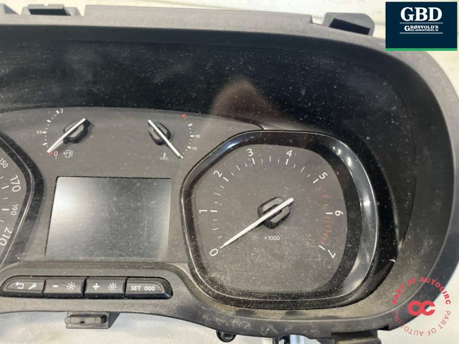 Instrumentpanel til Peugeot Expert 2016-->> (Type III)  (98 374 730 80|98 311 687 80|)