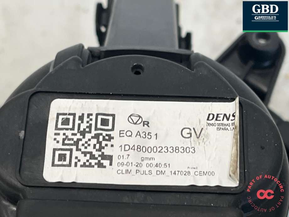 Varmeapparat motor til Peugeot Expert 2016-->> (Type III) (98 497 170 80|16 170 627 80|1D480002338303)