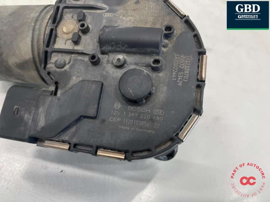 Viskermotor frontrute til Audi Q5 2008-2012 (Type I, Fase 1) (8R1 955 023 D|)