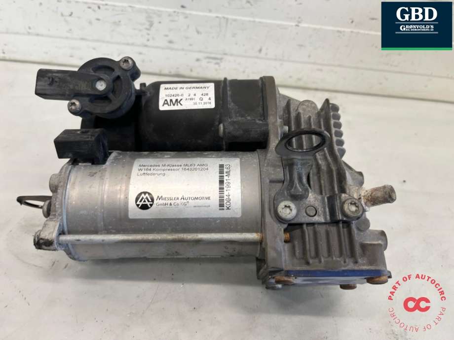 Kompressor nivå/luft til Mercedes ML 2005-2011 (W164) (W164) (A 164 320 02 04|A 164 320 00 04|)