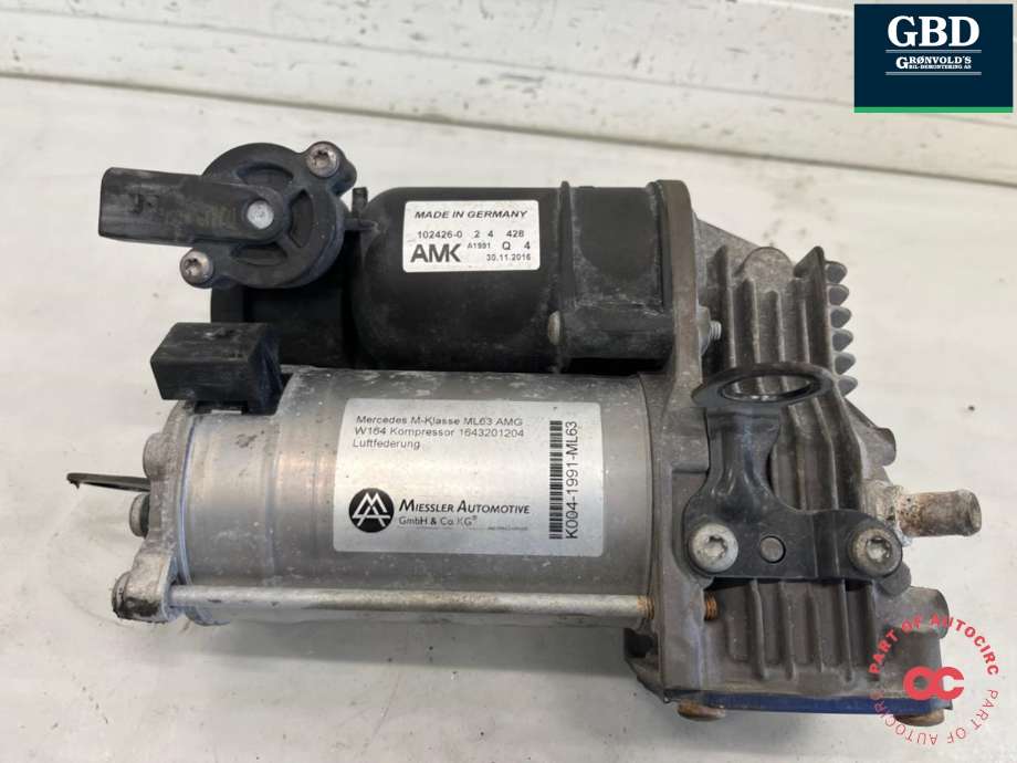 Kompressor nivå/luft til Mercedes ML 2005-2011 (W164) (W164) (A 164 320 02 04|A 164 320 00 04|)
