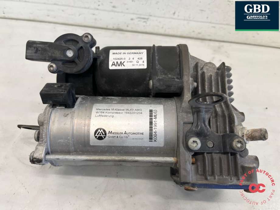 Kompressor nivå/luft til Mercedes ML 2005-2011 (W164) (W164) (A 164 320 02 04|A 164 320 00 04|)