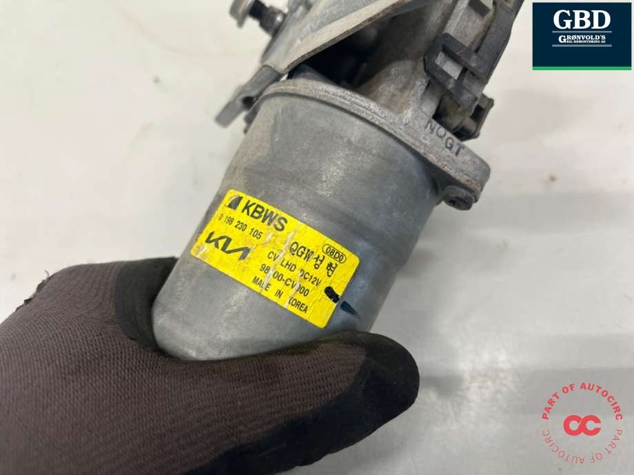 Viskermotor frontrute til Kia EV6 2021-->>  (98110C 5500|)