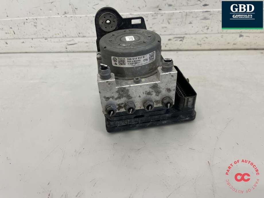 ABS sentral til Audi A3, 2012-2016 (Type III, Fase 1)  (3Q0 614 517 AF BEF)