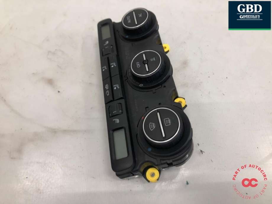 Varmeapparat betjening til VW Touran 2010-2015 (Type I, Fase 3)  (1K0 907 044 DC|)