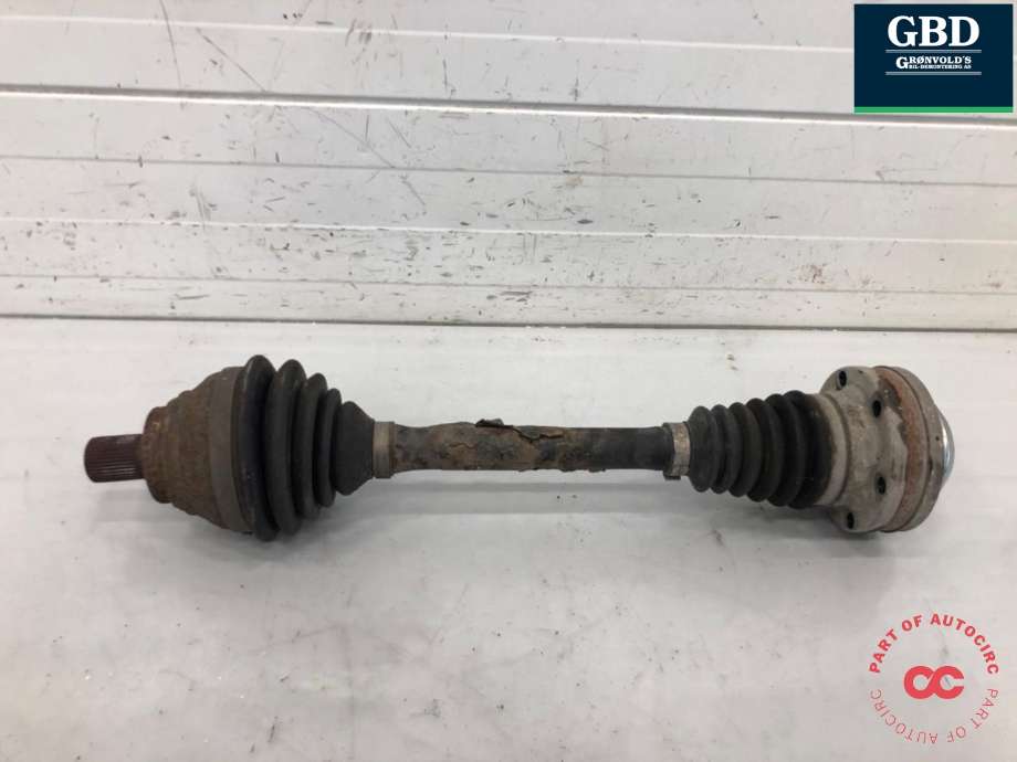 Drivaksel venstre foran, diesel/automat til VW Touran 2010-2015 (Type I, Fase 3)  (1K0 407 271 PF|1K0 407 271 LF|1K0 407 763 JX)
