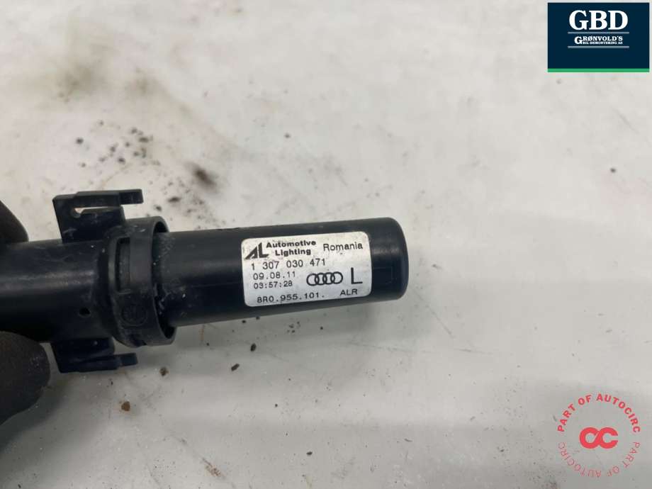 Lyktespylerdyse til Audi Q5 2008-2012 (Type I, Fase 1)  (8R0 955 102|)