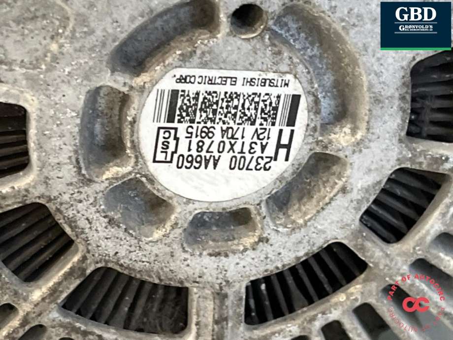 Dynamo diesel til Subaru Legacy 2009-2015  (23700AA660|)