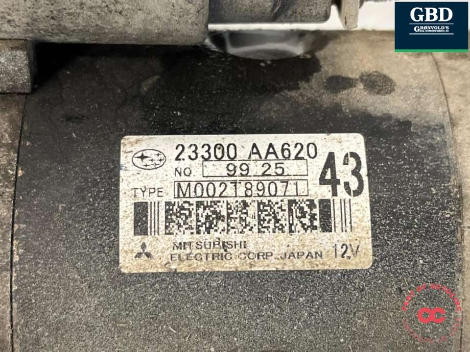 Starter diesel til Subaru Legacy 2009-2015 (23300AA620|)