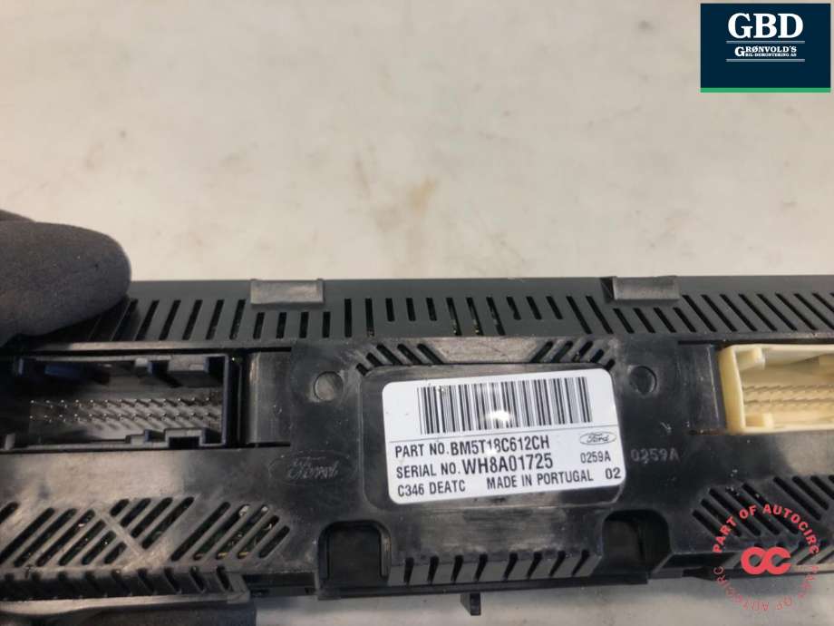Varmeapparat betjening til Ford Focus 2011-2014 (Type III, Fase 1) (1866942|BM5T-18C612-CM|)