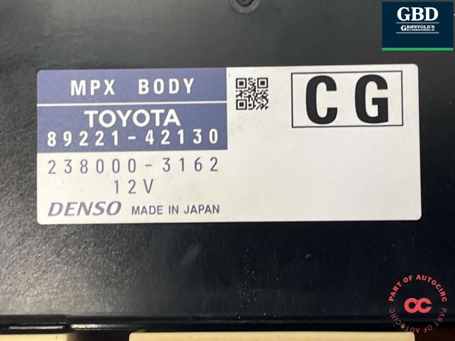 Styreenhet diverse til Toyota RAV4 2013-2015 (Type IV, Fase 1)  (89221-42130|)