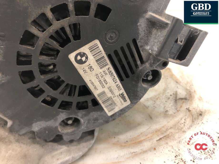 Dynamo diesel til BMW X1 2009-2015 (E84) (E84) (12 31 8 507 624|12 31 8 509 023|)
