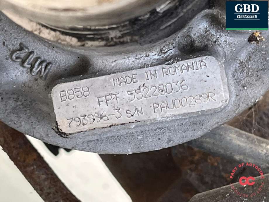 Turbo til Alfa Romeo MiTo 2008-2016  (55248412|55228036| 71724489| 71796315)