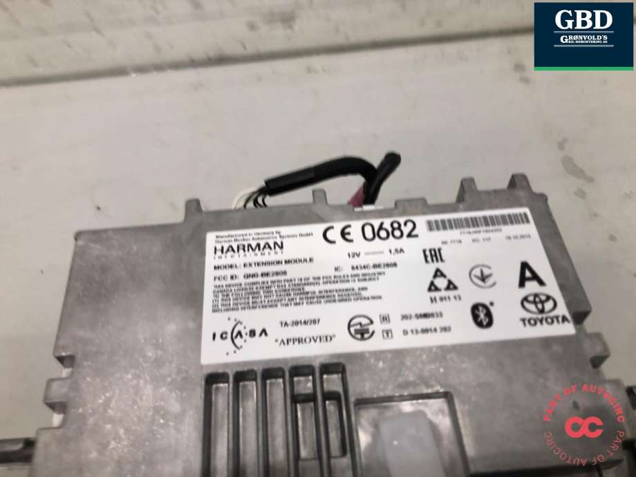 Bilstereo til Toyota Auris 2015-2019 (Type II, Fase 2)  (8614002400|8614002400EX|)