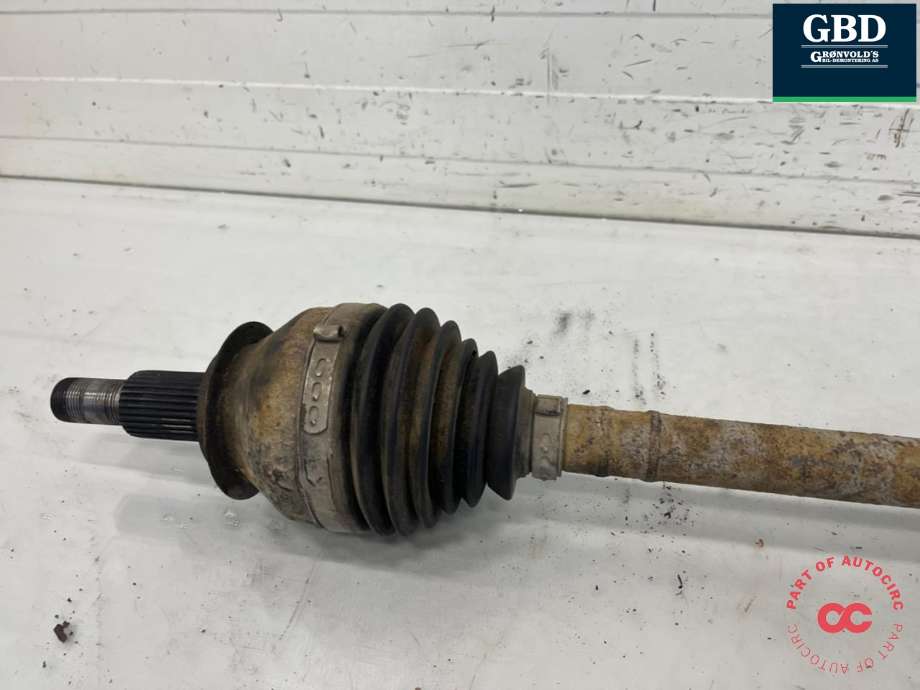 Drivaksel venstre foran, diesel/automat til Mazda 6 2013-2015 (Type III, Fase 1)  (FTB42560X|)
