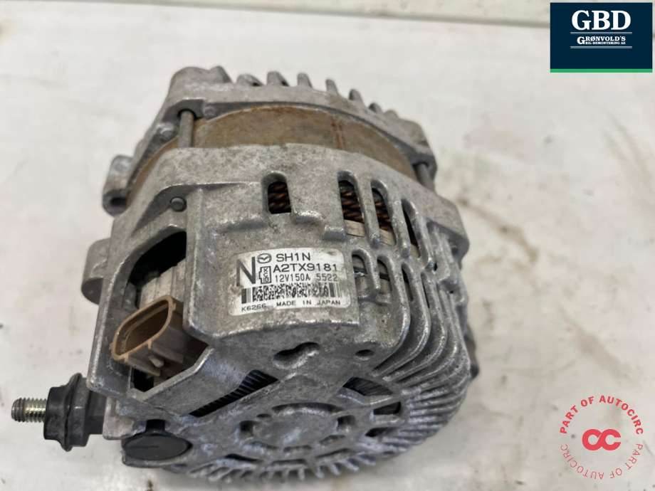 Dynamo diesel til Mazda 6 2013-2015 (Type III, Fase 1)  (SH1N18300|SH1NA2TX9181|)