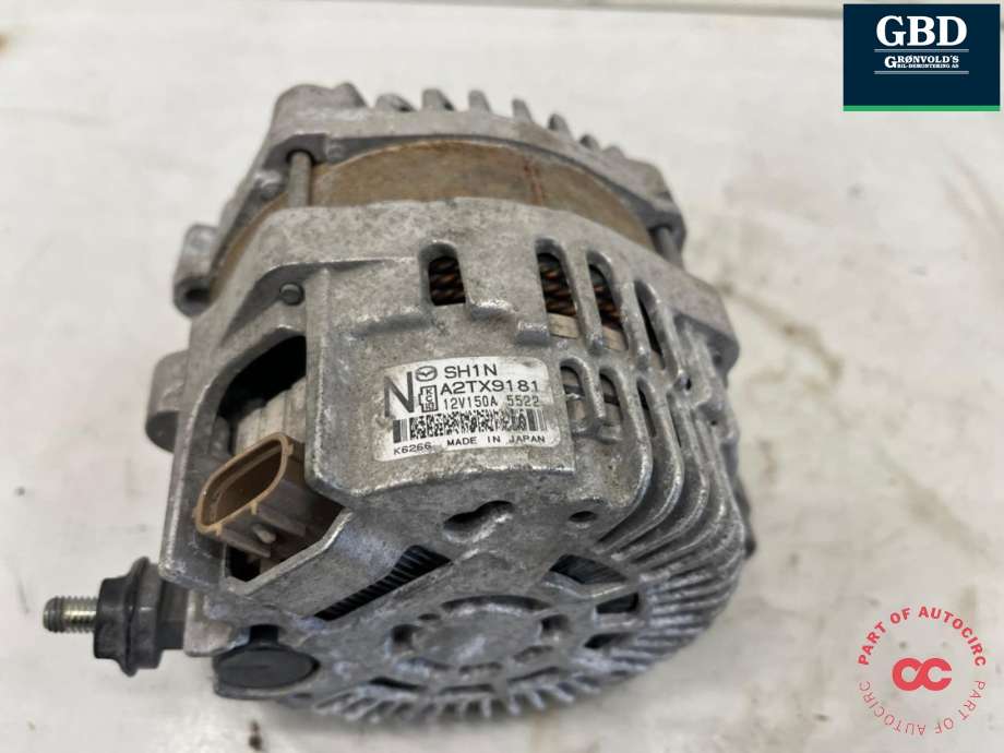 Dynamo diesel til Mazda 6 2013-2015 (Type III, Fase 1)  (SH1N18300|SH1NA2TX9181|)