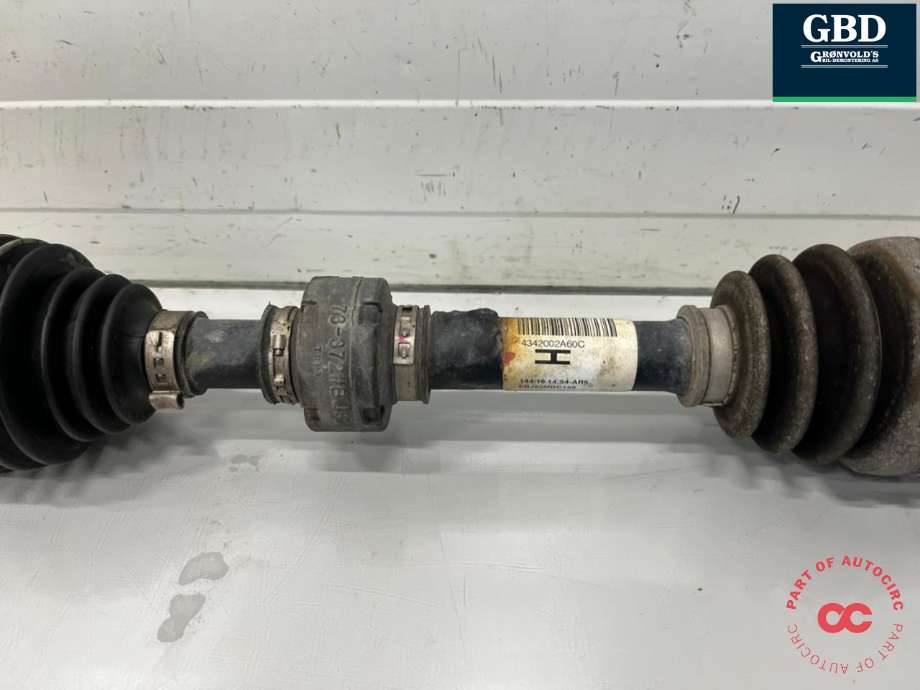 Drivaksel venstre foran, bensin/automat til Toyota Auris 2015-2019 (Type II, Fase 2)  (4342002A60|)