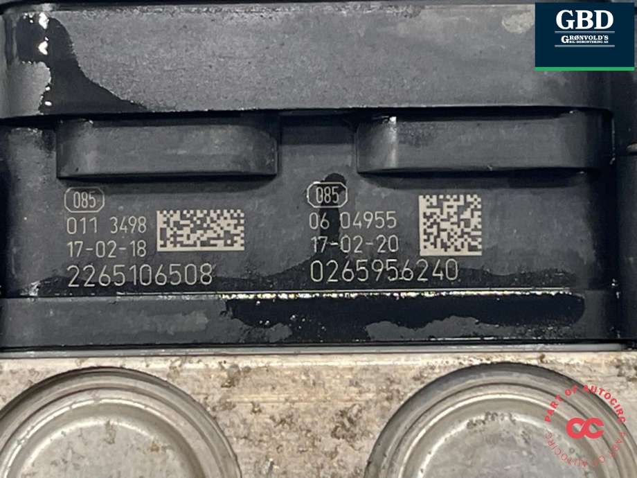 ABS sentral til Citroën C3 2016-->> (Type III)  (16 491 281 80| 2265106508|16 243 762 80| 0265956240|16 826 015 80)