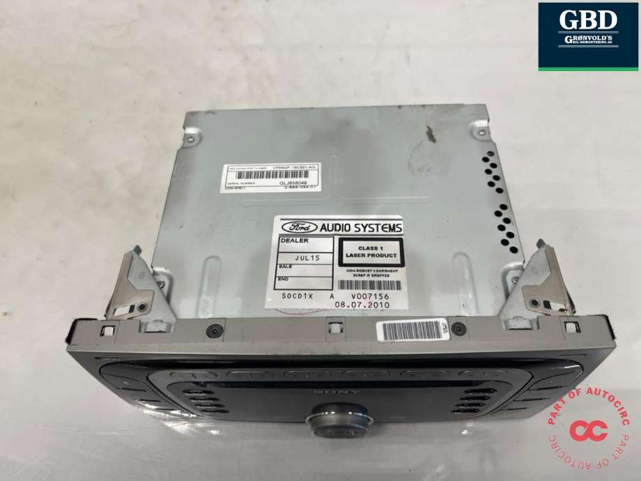 Bilstereo til Ford Kuga 2008-2012 (Type I)  (1830420|8V4T-18C939-CH|8V4T-18C939-CE)