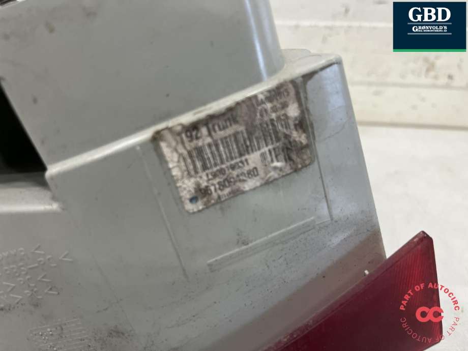 Baklykt høyre indre til Peugeot 308 2013-2021 (Type II)  (96 780 948 80|)