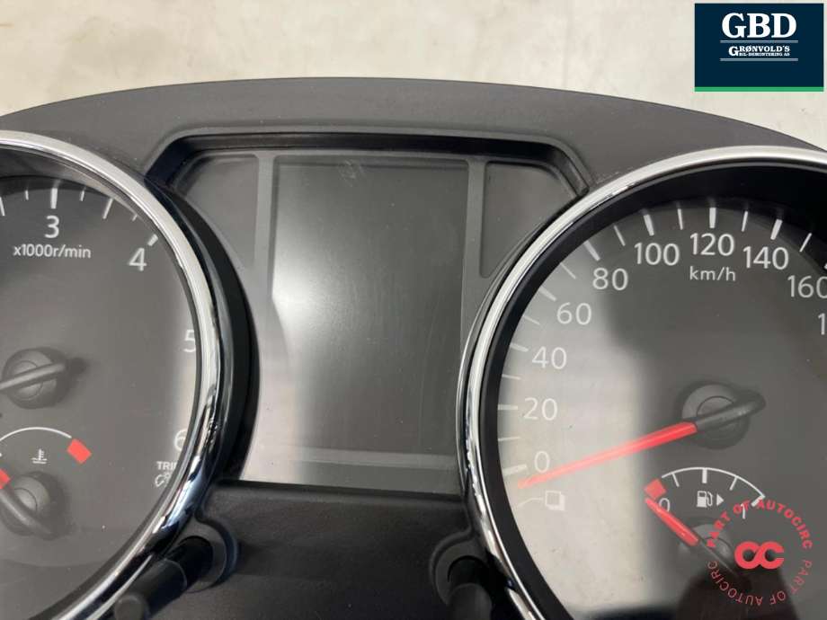 Instrumentpanel til Nissan Qashqai 2010-2014 (Type I, Fase 2) (24810BR52B|)
