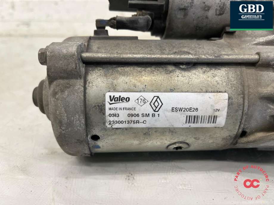 Starter diesel til Nissan Qashqai 2010-2014 (Type I, Fase 2) (2330000Q1J|)