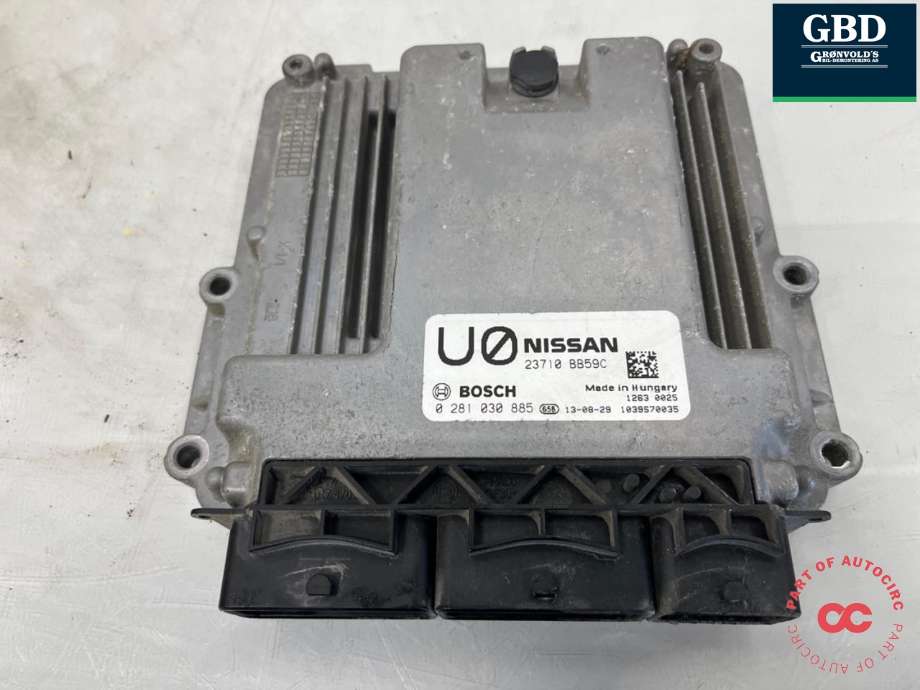 Styreenhet motor til Nissan Qashqai, 2010-2014 (Type I, Fase 2) (23710BB59C)