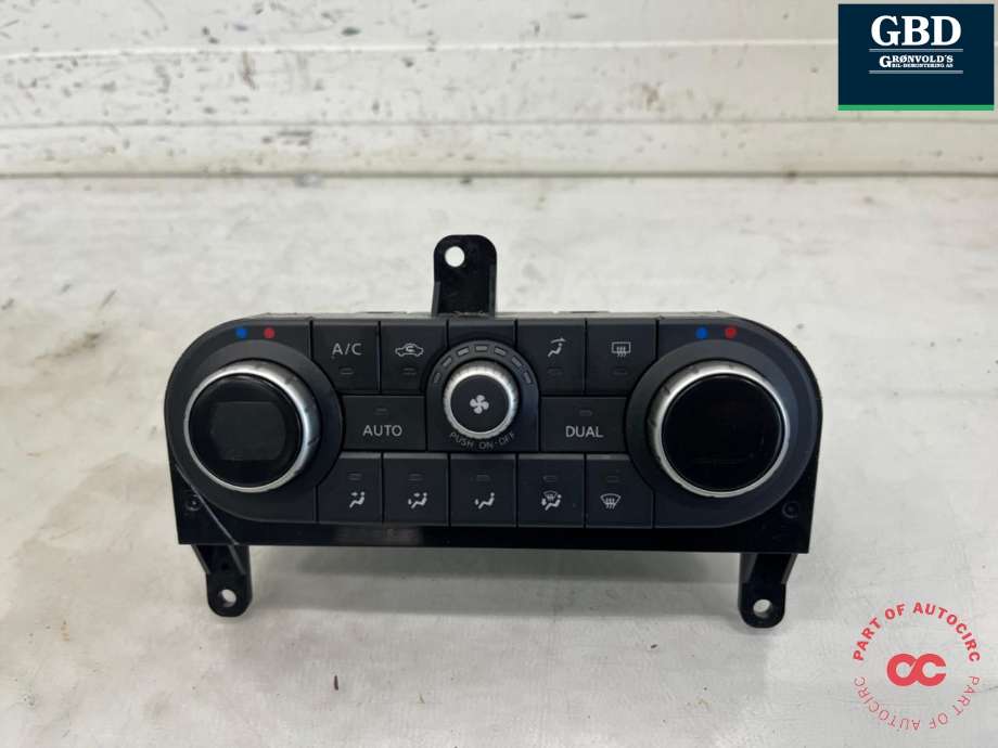 Varmeapparat betjening til Nissan Qashqai 2010-2014 (Type I, Fase 2) (27500BB55A|)