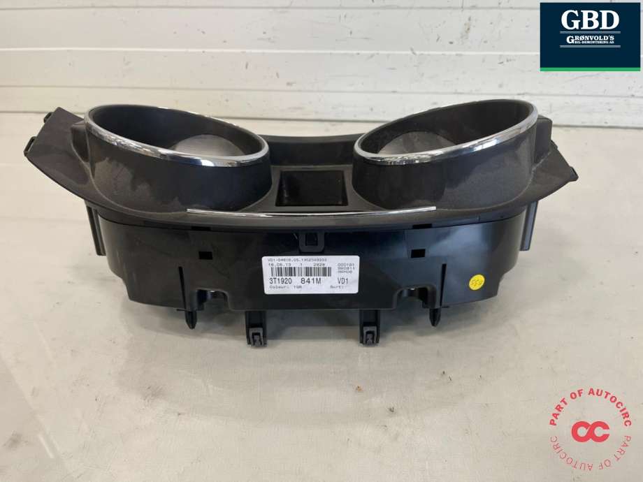 Instrumentpanel til Škoda Superb 2008-2015 (Type II)  (3T1 920 841 M  1QB|3T1 920 841 M|)