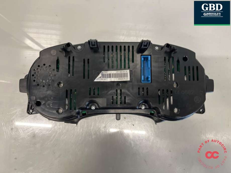 Instrumentpanel til Škoda Superb 2008-2015 (Type II)  (3T1 920 841 M  1QB|3T1 920 841 M|)